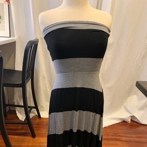 Maxi strapless dress